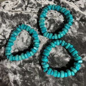 Handmade Tagua nut stretch bracelets